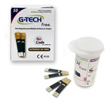 Ficha técnica e caractérísticas do produto Tiras Reagentes G-Tech Free 1 - Frasco com 50 Tiras