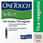 Ficha técnica e caractérísticas do produto Tiras Reagentes OneTouch Select 50 Unidades