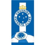 Ficha técnica e caractérísticas do produto Toalha de Banho Bouton Veludo Times Cruzeiro