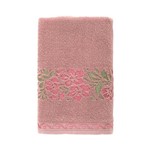 Toalha de Banho Carmelia Karsten 67 X 135cm Pink Rosa