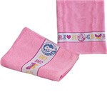 Toalha de Banho Infantil Princesas Disney Rosa - Camesa