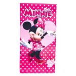 Ficha técnica e caractérísticas do produto Toalha de Banho Minnie Mouse Felpuda Infantil Personagens