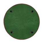 Ficha técnica e caractérísticas do produto Toalha de Mesa para Jogos de Cartas Redonda 1,40m de Feltro
