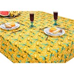 Ficha técnica e caractérísticas do produto Toalha de Mesa Quadrada (160x160cm) Bananas - Kacyumara