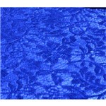 Ficha técnica e caractérísticas do produto Toalha de Mesa Retangular 6 Lugares de Renda Azul