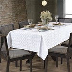 Toalha de Mesa Retangular 6 Lugares Jacquard Requinte Tj-4667 - Dohler