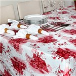 Ficha técnica e caractérísticas do produto Toalha de Mesa Vinho 160x320cm Tecido 100% Impermeável - Pietra Home