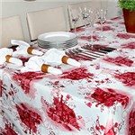 Ficha técnica e caractérísticas do produto Toalha de Mesa Vinho 160x160cm Tecido 100% Impermeável - Pietra Home