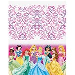 Ficha técnica e caractérísticas do produto Toalha de Plástico Princesas 120x180cm - 1 Unidade - Regina Festas