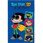 Ficha técnica e caractérísticas do produto Toalha Infantil Menino Lepper Aveludada Teen Titans Go - Azul Claro
