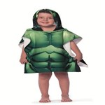 Ficha técnica e caractérísticas do produto Toalha Poncho Infantil com Capuz Personagem Hulk - Lepper - Única