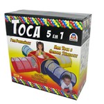 Ficha técnica e caractérísticas do produto Toca Barraca 5em1 100 Bolinhas Tunel Centopeia Playground - Brk8 4605