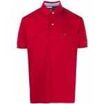 Ficha técnica e caractérísticas do produto Tommy Hilfiger Camisa Polo com Bordado de Bandeira - Vermelho