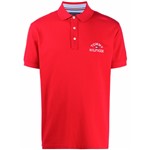 Ficha técnica e caractérísticas do produto Tommy Hilfiger Logo Embroidered Polo Shirt - Vermelho