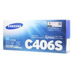 Ficha técnica e caractérísticas do produto Toner Samsung CLP 365W CLX 3305W CLT C406S Cyan Original - Samsung