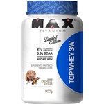 Ficha técnica e caractérísticas do produto Top Whey 3w 900g Creme de Avelas - Max Titanium