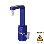 Ficha técnica e caractérísticas do produto Torneira Elétrica de Mesa Hydra Slim 4t Azul 127v 5500w
