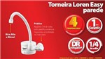Ficha técnica e caractérísticas do produto Torneira Elétrica Lorenzetti Loren Easy 220 V