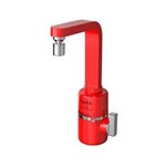 Ficha técnica e caractérísticas do produto Torneira Elétrica Multitemperaturas Slim Vermelha Parede 220v - Hydra - 220V