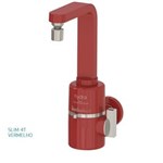 Ficha técnica e caractérísticas do produto Torneira Elétrica Vermelha Parede Slim 4t 5500w 220v Hydra
