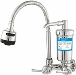 Ficha técnica e caractérísticas do produto Torneira Gourmet Metal Inox com Filtro Parede Luxo GPA LG 2167 C60 - Metais Brasil