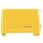Ficha técnica e caractérísticas do produto Torradeira Colors Amarela 220v - Cadence