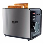 Ficha técnica e caractérísticas do produto Torradeira Easy Toast 850W Philco 220V Preto