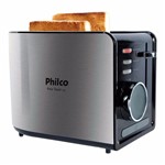 Ficha técnica e caractérísticas do produto Torradeira Easy Toast 850W Philco 127V Preto