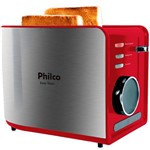 Ficha técnica e caractérísticas do produto Torradeira Easy Toast para 2 Torradas 850W Vermelha - Philco
