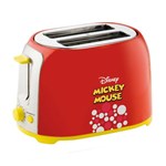 Ficha técnica e caractérísticas do produto Torradeira Elétrica 850W Mickey Mouse 220V Mallory Vermelho