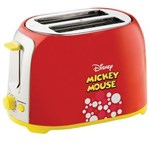 Ficha técnica e caractérísticas do produto Torradeira Elétrica Mallory Mickey Mouse com 6 Níveis de Temperatura Vermelha 220V - 220V