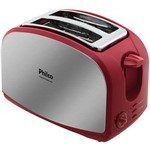 Ficha técnica e caractérísticas do produto Torradeira French Toast Philco Inox/Vermelho - 900W
