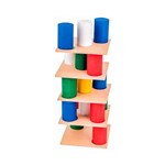 Ficha técnica e caractérísticas do produto Torre Inteligente - Madeira - 63 Peças - Colorido Carlu Brinquedos