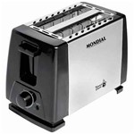 Ficha técnica e caractérísticas do produto Tostador/Torradeira Mondial T-01 220v Inox/Pr