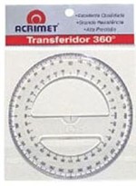 Ficha técnica e caractérísticas do produto Transferidor Acrilico 360 Graus 552 Acrimet - 952919