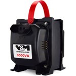 Ficha técnica e caractérísticas do produto Transformador V&M 3000VA Bivolt 110/220 e 220/110 3000 VA