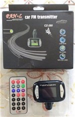 Transmissor Veicular Fm Mp3 USB Lê Pen Drive e Cartão Sd - Feir