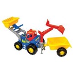 Ficha técnica e caractérísticas do produto Trator Truck Super Magic Toys - Azul