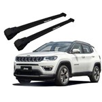 Travessa de Rack Jeep Compass Preta Larga JR-1706 - Projecar