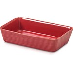 Ficha técnica e caractérísticas do produto Travessa Retangular em Cerâmica 25cm - Vermelha - La Cuisine