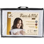 Ficha técnica e caractérísticas do produto Travesseiro Alto Favos de Mel Lavável para Dormir 50x70cm Fibrasca 4945