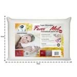 Ficha técnica e caractérísticas do produto Travesseiro Alto Favos de Mel Lavável para Dormir 50X70cm Fibrasca