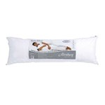 Ficha técnica e caractérísticas do produto Travesseiro Body Pillow Branco com Fronha 40cm X 1,30m - Altenburg