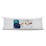 Ficha técnica e caractérísticas do produto Travesseiro Body Pillow Microfibra Sem Fronha Branco - 40cm X 1,30m