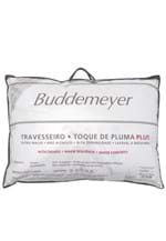 Ficha técnica e caractérísticas do produto Travesseiro Buddemeyer Matelassê Toque de Pluma Plus 50x70cm Branco