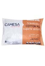 Ficha técnica e caractérísticas do produto Travesseiro Camesa Cotton Plus 180 Fios 50x70 Suporte Extra-firme