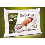 Ficha técnica e caractérísticas do produto Travesseiro de Látex Capa 100% Algodão Dry Fresh - Duoflex - 100% Látex - 50 X 70 Cm - Branco