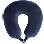 Ficha técnica e caractérísticas do produto Travesseiro de Viagem Viva Conforto - Azul Marinho