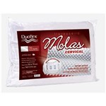 Ficha técnica e caractérísticas do produto Travesseiro Duoflex Molas Cervical 50x70cm MN2101 - Branco