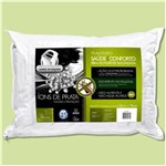 Ficha técnica e caractérísticas do produto Travesseiro Fibra Siliconizada Fibrasca - Saúde e Conforto Íons de Prata - Branco